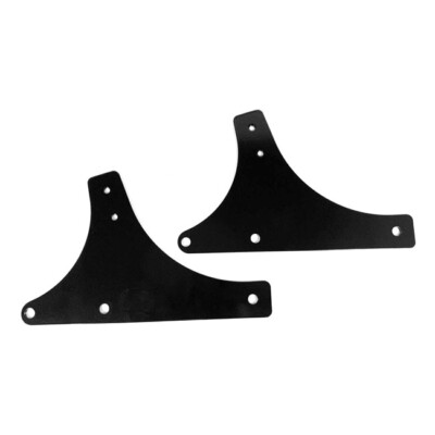 Westland SissyBar Seitenplatten Schwarz, für Harley-Davidson Softail 86-17