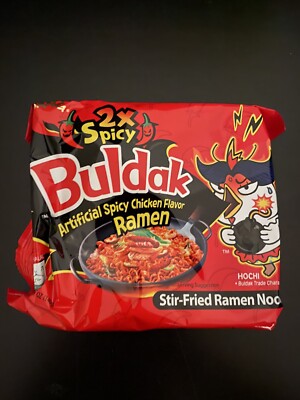 1 or 2 pack Samyang 2X Spicy Hot Chicken Korean Ramen Fire Noodle Challenge 