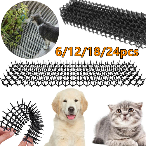 6/12/18/24 Cat Scat Mat Spike AntiCat Prickle Strip Deterrent Garden Repellent eBay