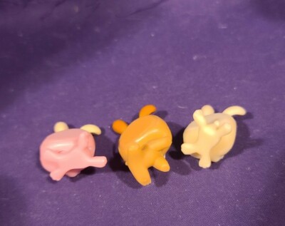 Lot Maman Et Bébés Lapins Littlest Pet Shop - Hasbro - Références 3500-3503