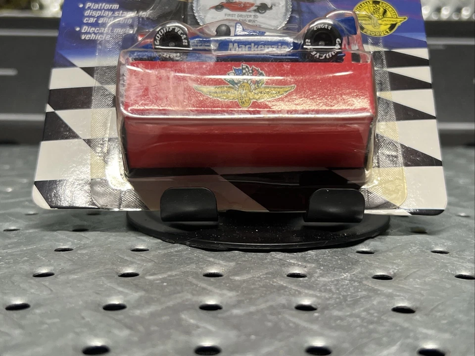 Matchbox Indy 500 1992 1/64 Scott Goodyear #15 Mackenzie con Danny Sullivan nuevo en paquete Foto 3 de 4