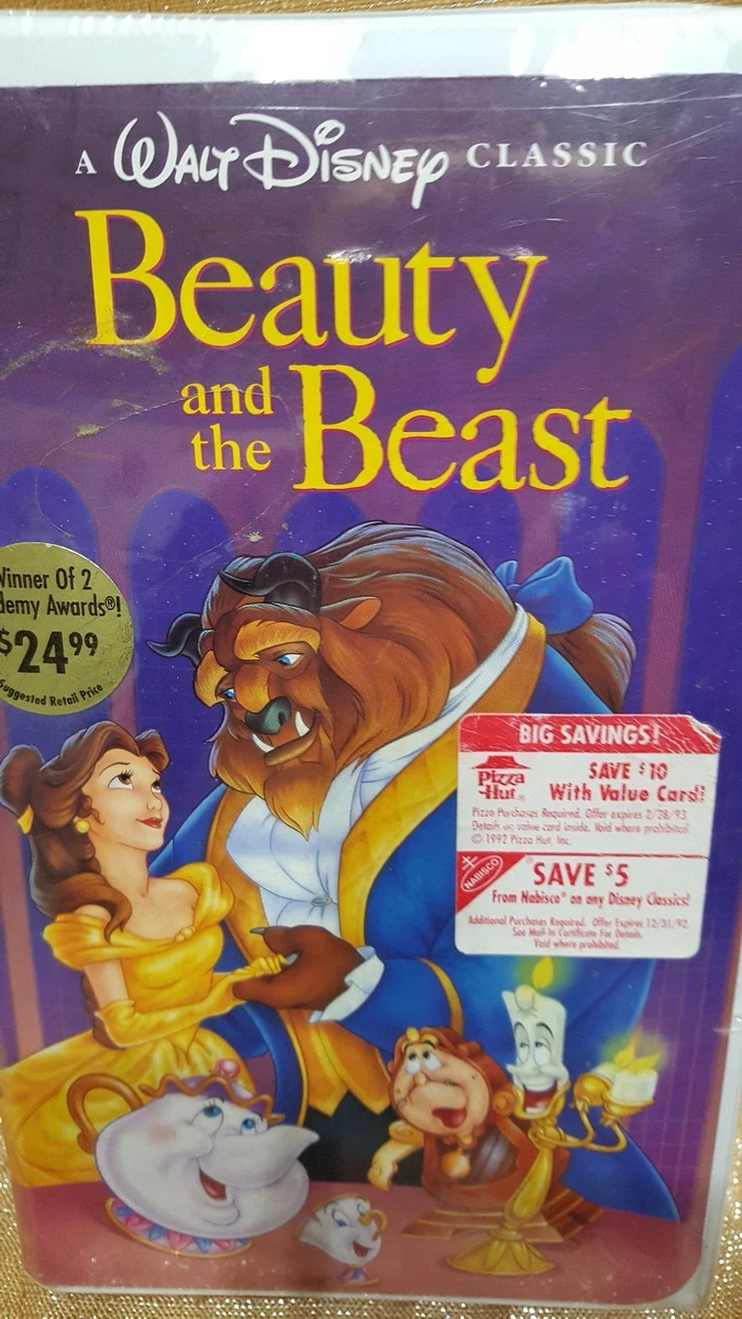 Beauty and the Beast VHS 1992 Walt Disney Classic *Black Diamond