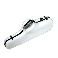C.C. Shiny Case II Case for Alto Saxophone CC2-AS-WH White