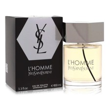 Ysl L'Homme Yves Saint Laurent Men 3.3 oz Eau De Toilette Spray Factory Sealed