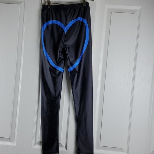 Leggings negros para mujer Cheeky Hearts - talla pequeña - Imagen 3 de 5
