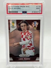 Luka Modric Croatia 2014 Panini Prizm World Cup #118 PSA 9 Mint Quantity