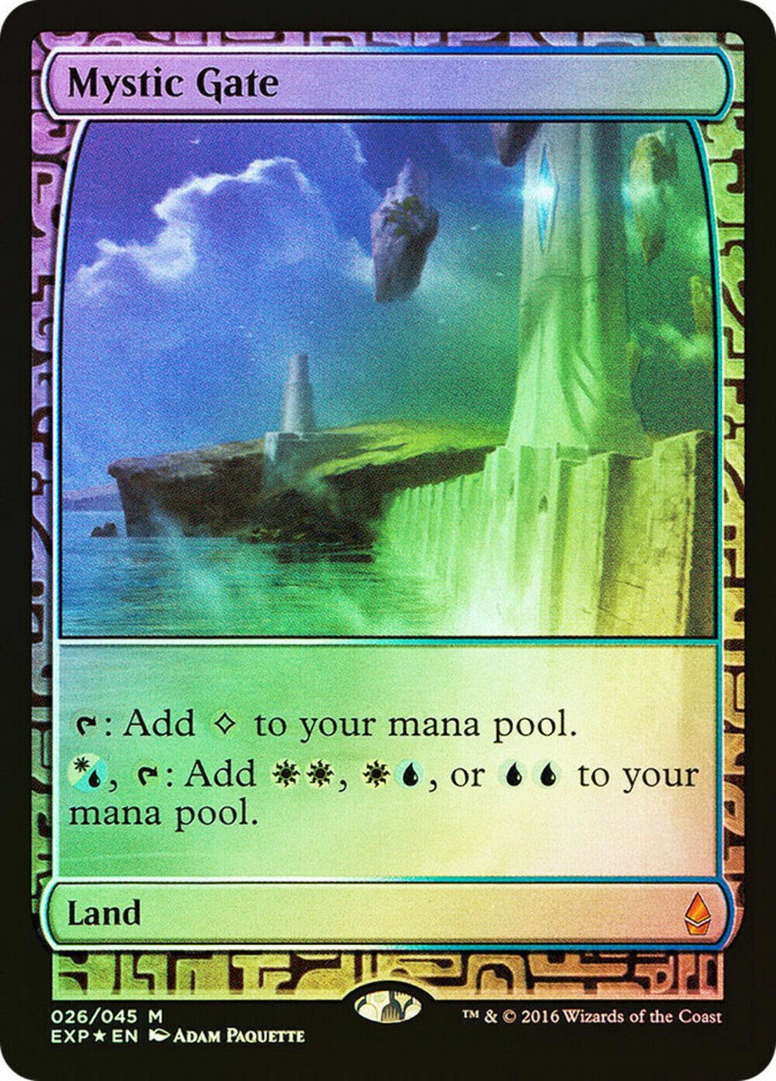 FOIL Mystic Gate (Full Art) – MTG Zendikar Expeditions Magic Card