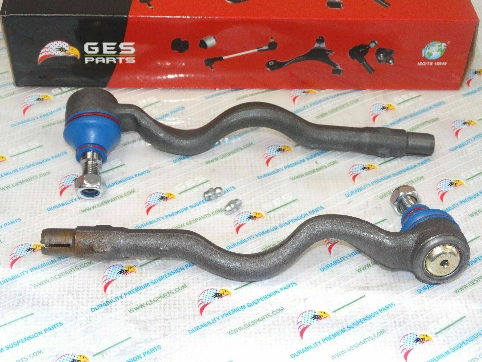 2 Front LH & RH Outer Tie Rod Ends For BMW E46 325i 323i 328i 330i Z4