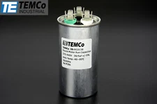 TEMCo 30+5 uf/MFD 370-440 VAC volts Round Dual Run Capacitor 50/60 Hz -Lot-1