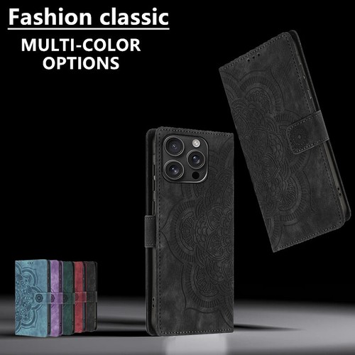 Patterned Wallet Case Shockproof Phone Cover For Google Pixel 10 Pro Xl 9A 8A 8 - Picture 7 of 17