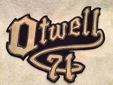 Otwell High School Jacket Patch IN Class of 1971 Defunct School 12 Inches Long