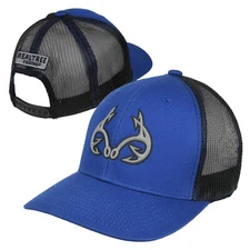 Realtree Antlers Mesh Back Cap- Royal Blue/Black