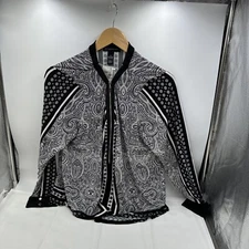 INC International Concepts Woman Carerra Marble Half Zip Tunic Top Size 1X NWT