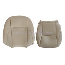 Driver Passenger Perforated Leather Seat Cover Tan For 2007-2012 Lexus Es350 Driver Passenger Perforated Leather Seat Cover Tan For 2007-2012 Lexus Es350