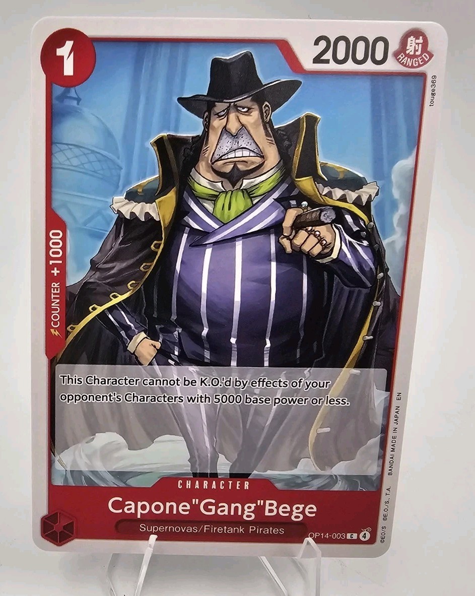 Capone"Gang"Bege OP14-003 Common The Azure Sea's Seven One Piece NM English