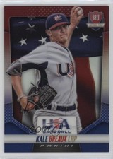 2014 Panini USA Baseball Box Set Red White & Blue Prizm 87/149 Kale Breaux 07rd