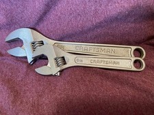 Vintage Craftsman 4& 6 Inch Adjustable Wrench...