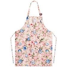 Kids Apron Girls Floral Print with Pockets Cooking Baking Painting