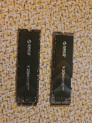 2X TWO ORICO 4TB M.2 2280 SATA SSD NGFF Internal Solid State Hard Drive Desktop
