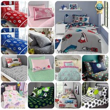Kids Duvet Cover Set Single Children Bedding Bed Quilt Covers Fitted Sheet