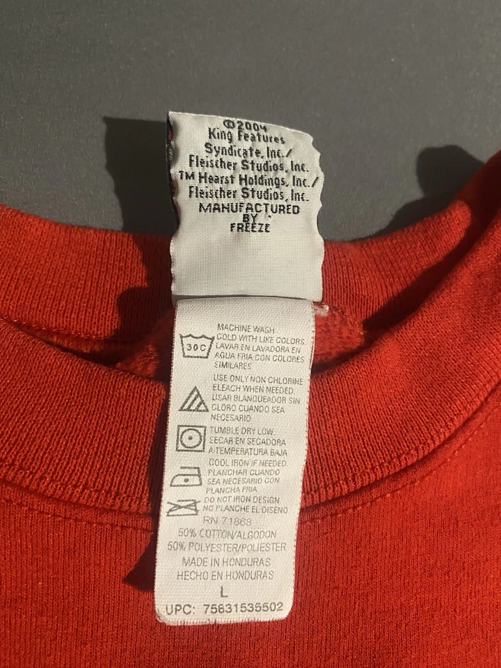 Sudadera De Colección 2004 Betty Boop Be Naughty Navidad Save Santa The Trip Talla L Foto 4 de 4