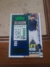 2020 Contenders George Springer Season Ticket Emerald Houston Astros No. 22