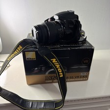 Nikon D3200 24.2MP Digital SLR Camera 18-55mm f/3.5-5.6 VR II Black