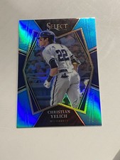 2022 Panini Select Christian Yelich #159 Light Blue Prizm parallel #’d/149