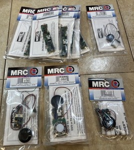 Lot of 11 MRC HO DCC Sound Decoders Sealed Steam Diesel Athearn/Life-Like
