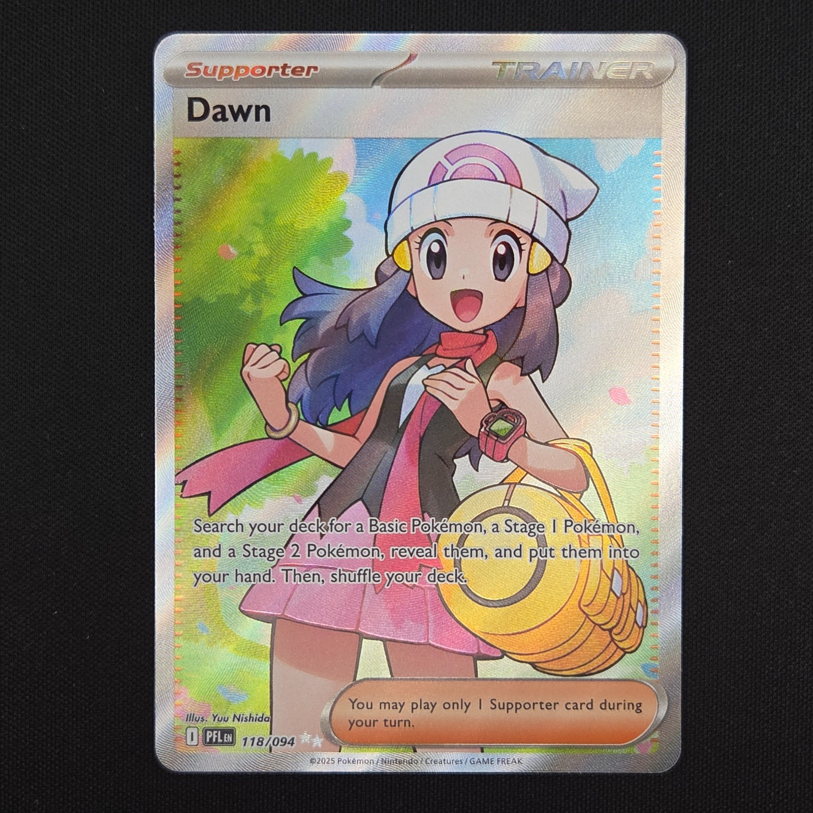 Pokémon TCG Card Dawn 118/094 Phantasmal Flames Ultra Rare Trainer - LP