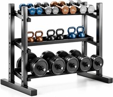 3-Tier Professional Dumbbell Rack, Commercial Grade Dumbbell Storage Rack,1300Lb