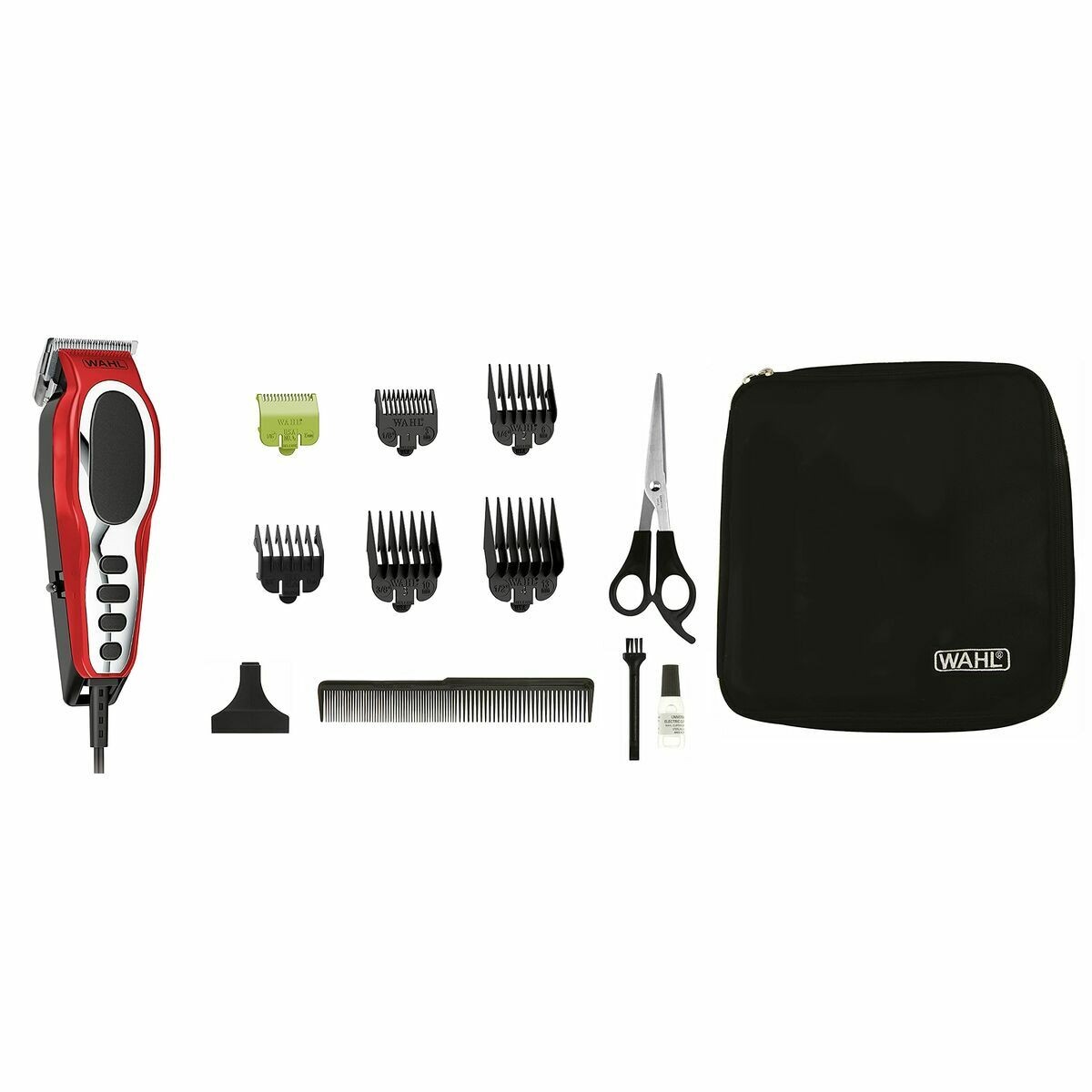Wahl Magic Clip Cordless Rosso: Rasoio Elettrico Professionale per Fade