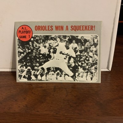 1970 Topps - A.L.C.S. Game 1 #199 Orioles Win a Squeeker