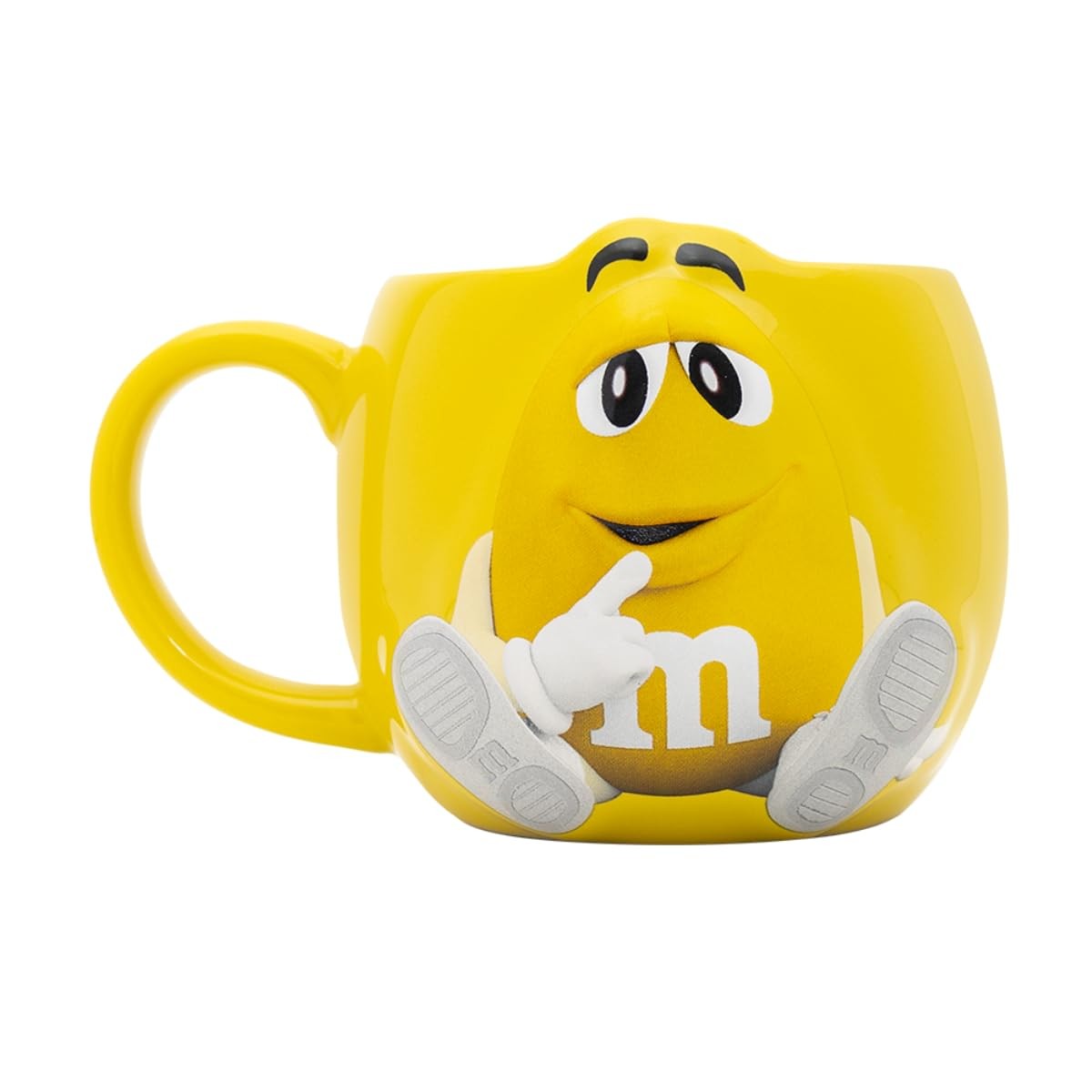 Mug M&M'S Jaune en céramique de 350ml avec le personnage emblématique