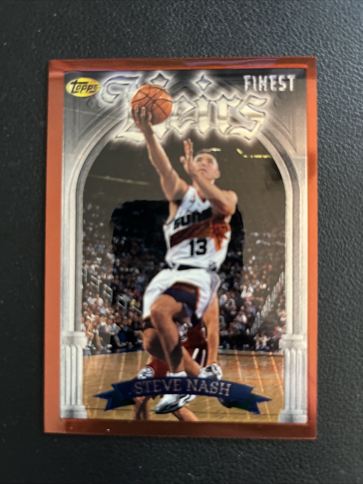 1996-97 Topps Finest - Common Bronze Steve Nash #217 (RC)