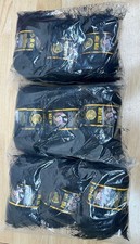 Lote de 9 madejas marca León divertido hilo de pestañas de piel #153 negro 1,75 OZ 64 yardas cada una