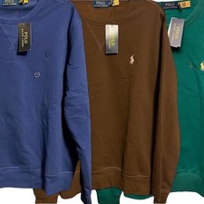 Polo Ralph Lauren Mens The RL Fleece Sweatshirt Crewneck Embroidered Logo Crew