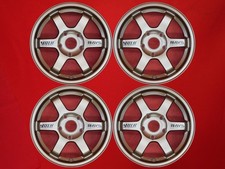 Jdm Used Volk Racing Te37 Wheels Lightweight 5.1kg Each 4book 7j 15pcd No Tires