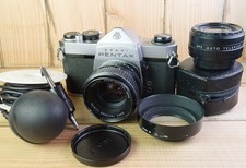 Asahi Pentax Spotmatic SP500 Super Takumar 55mm f1.8 lens - Tested Fully Working