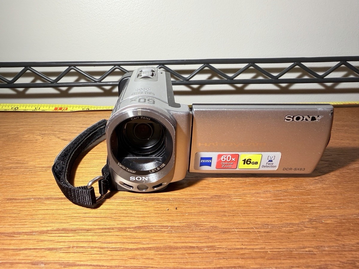 SONY Digital Handycam 本体 Sony DCR-SX63 16 GB Camcorder - Silver for sale online | eBay
