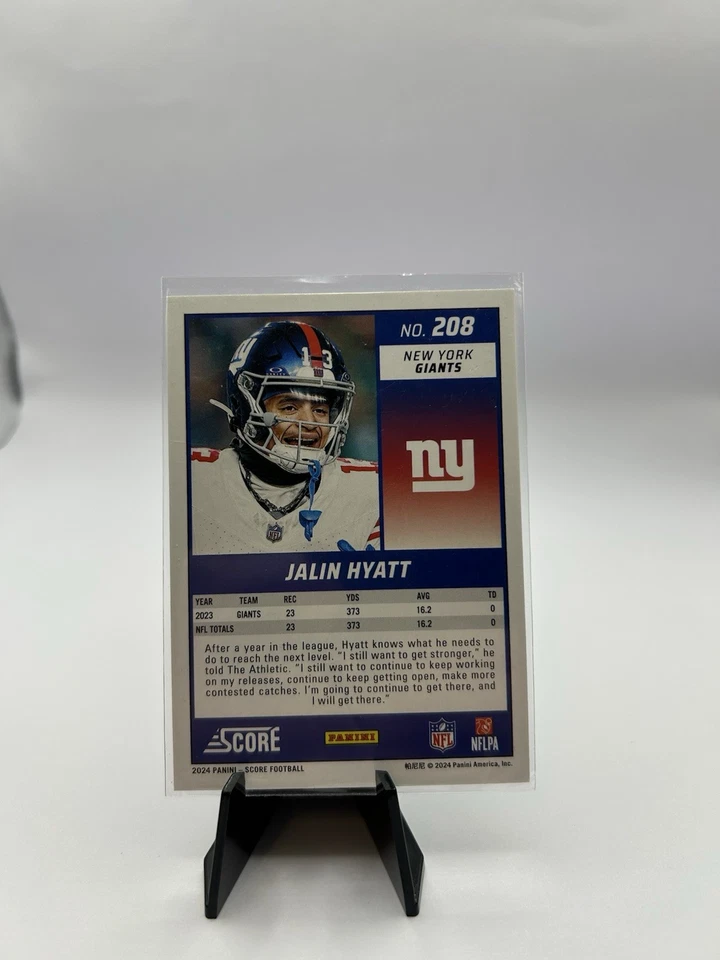 2024 Score - Jalin Hyatt #208 Stars 121/399 - Image 2 of 2