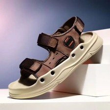 Male Open Toe Sports Sandals Platform Non Slip Wading Walking Shoes Thick Sole
