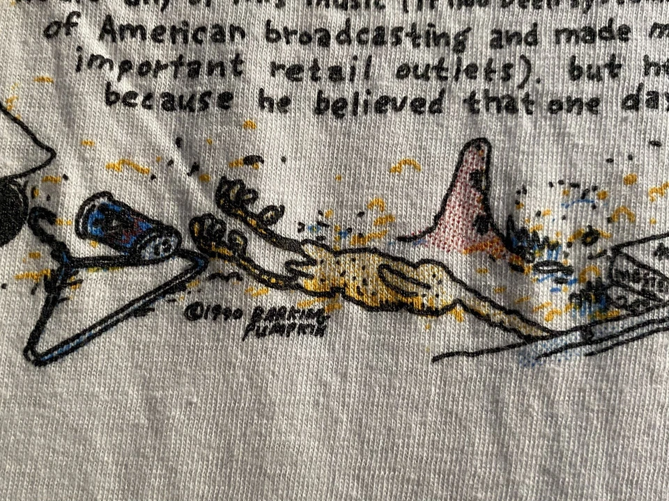 Camiseta vintage Frank Zappa 1990 25 aniversario (L) ¡con camiseta extra! Foto 3 de 4