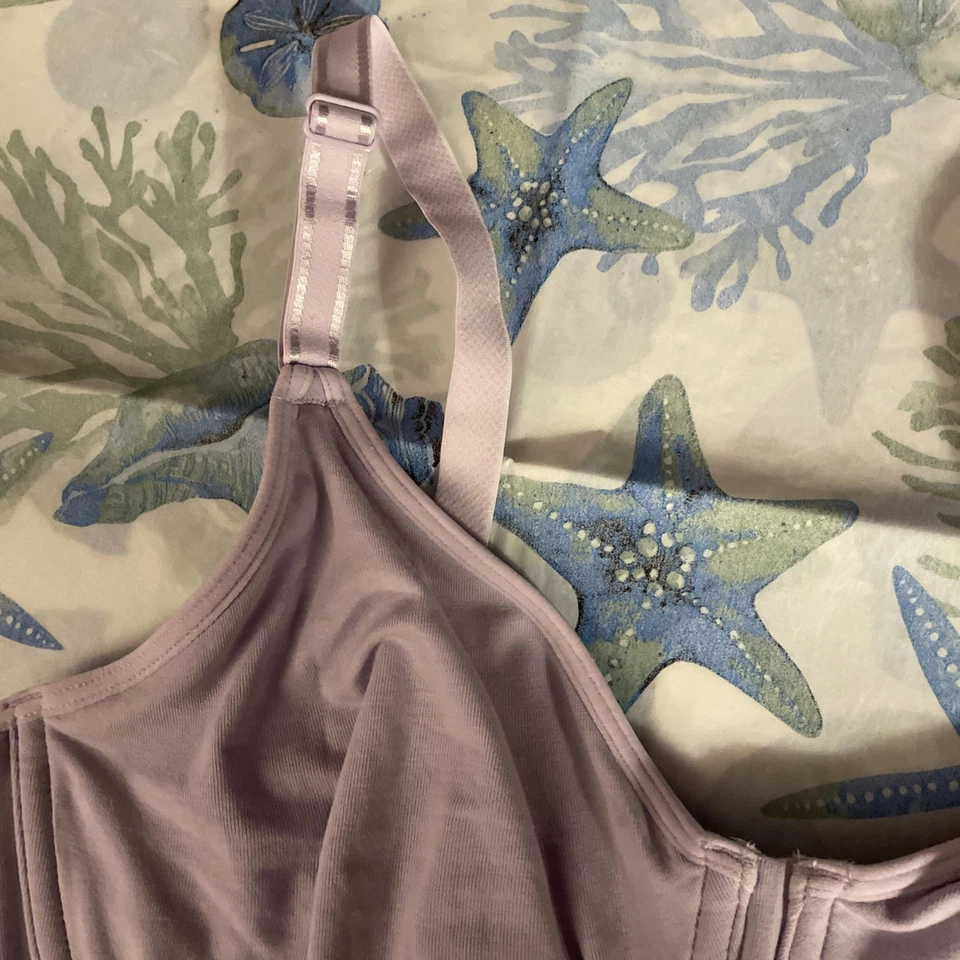 Sujetador con aros Passion for Comfort Minimizer para mujer talla L. Púrpura claro Foto 2 de 4