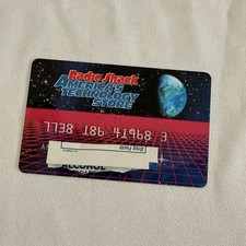 Vintage RadioShack America's Technology Store Credit Card Plastic Ephemera