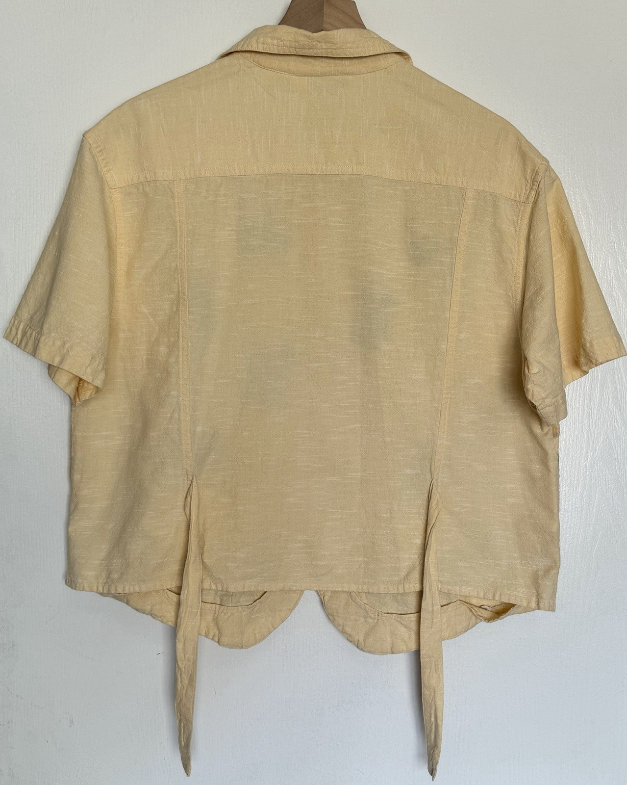 Casey & Max Yellow Vintage Patchwork Embroidered … - image 6