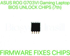 ASUS ROG G703VI Gaming Laptop, ADMIN NO PASSWORD FIRMWARE FIXES BIOS CHIP