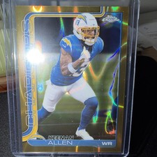 2025 Topps Chrome SP #155 Keenan Allen Gold Lava Refractor # /50