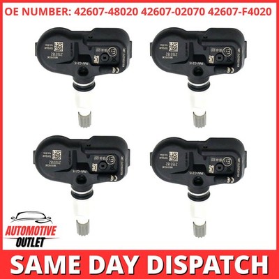 4X Reifendrucksensor Für Toyota Lexus 433MHz 42607-48020 42607-02070 42607-F4020