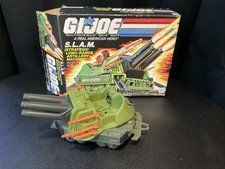G.I. Joe 1987 SLAM Vehicle Complete w  Missiles & Box Hasbro Vintage